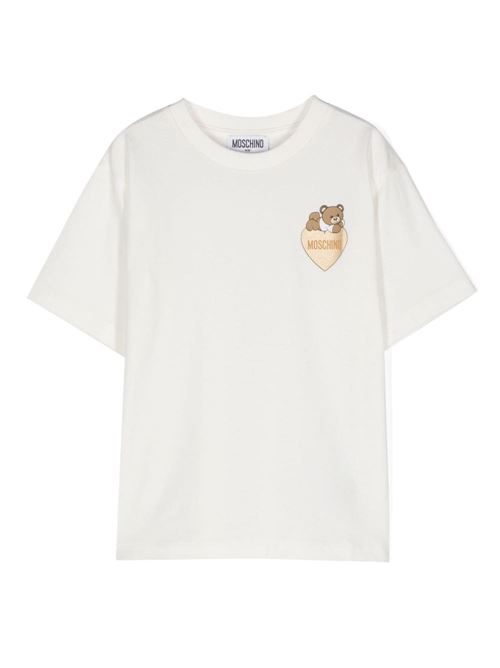 T-shirt bambina maniche corte MOSCHINO KID-TEEN | HGM060LBA1110063